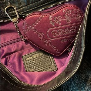 COACH Heart 💜 Coin Purse